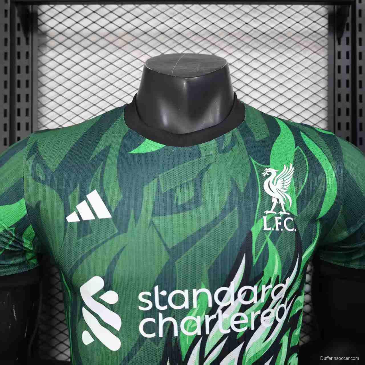 Player Version 25/26 Liverpool Green with Dragon Pattern Jersey