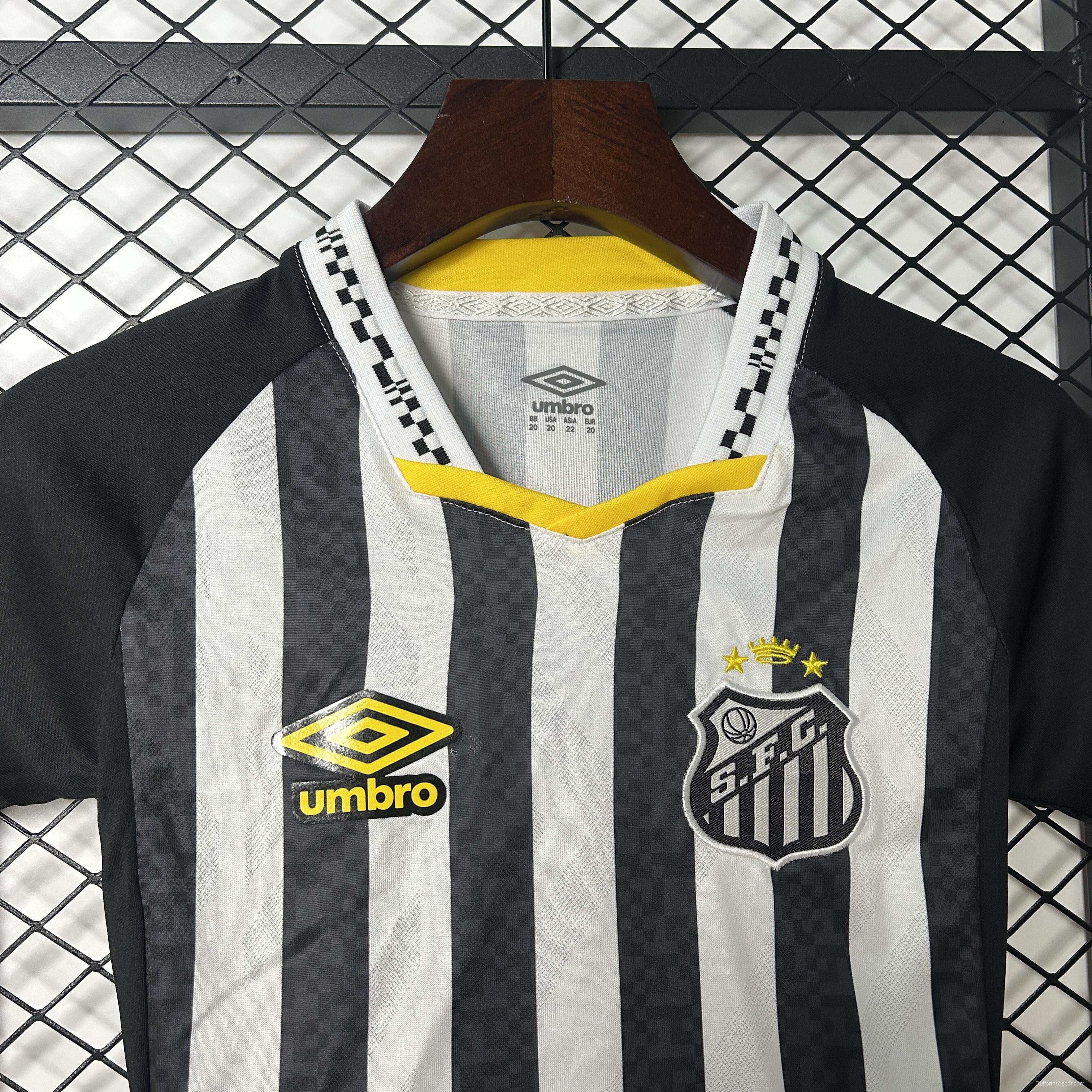 25/26 Kids Santos Away Size 16-28 Jersey