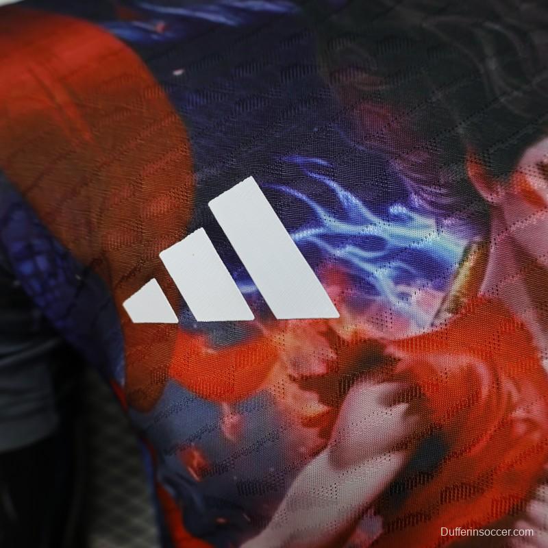 Player Version 2025 Japan Purple with Anime NAZHAI Graphic Jersey