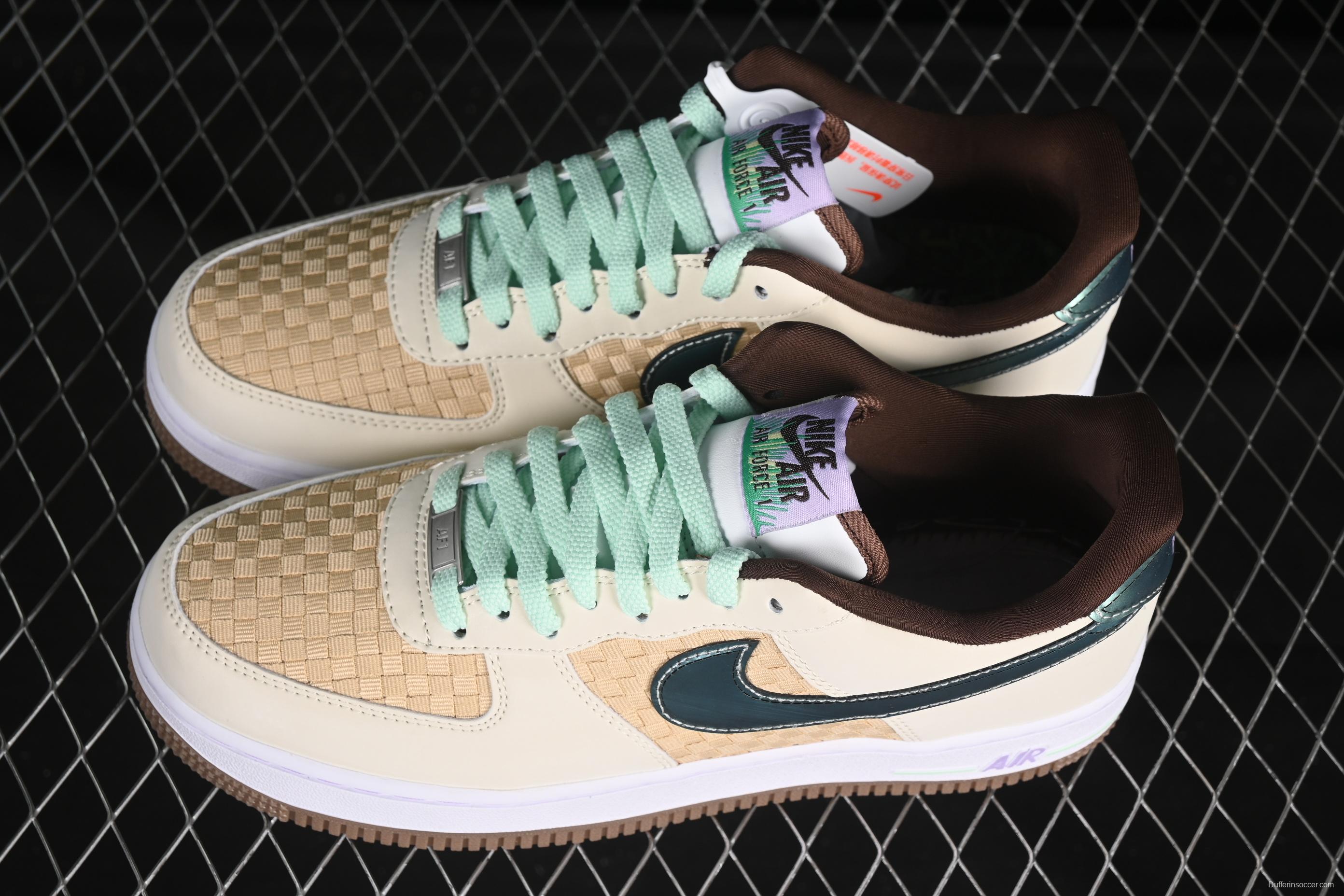 Nike Air Force 1'07 Low Casual Sneakers with Full-Length Air Cushion - IB5722-100