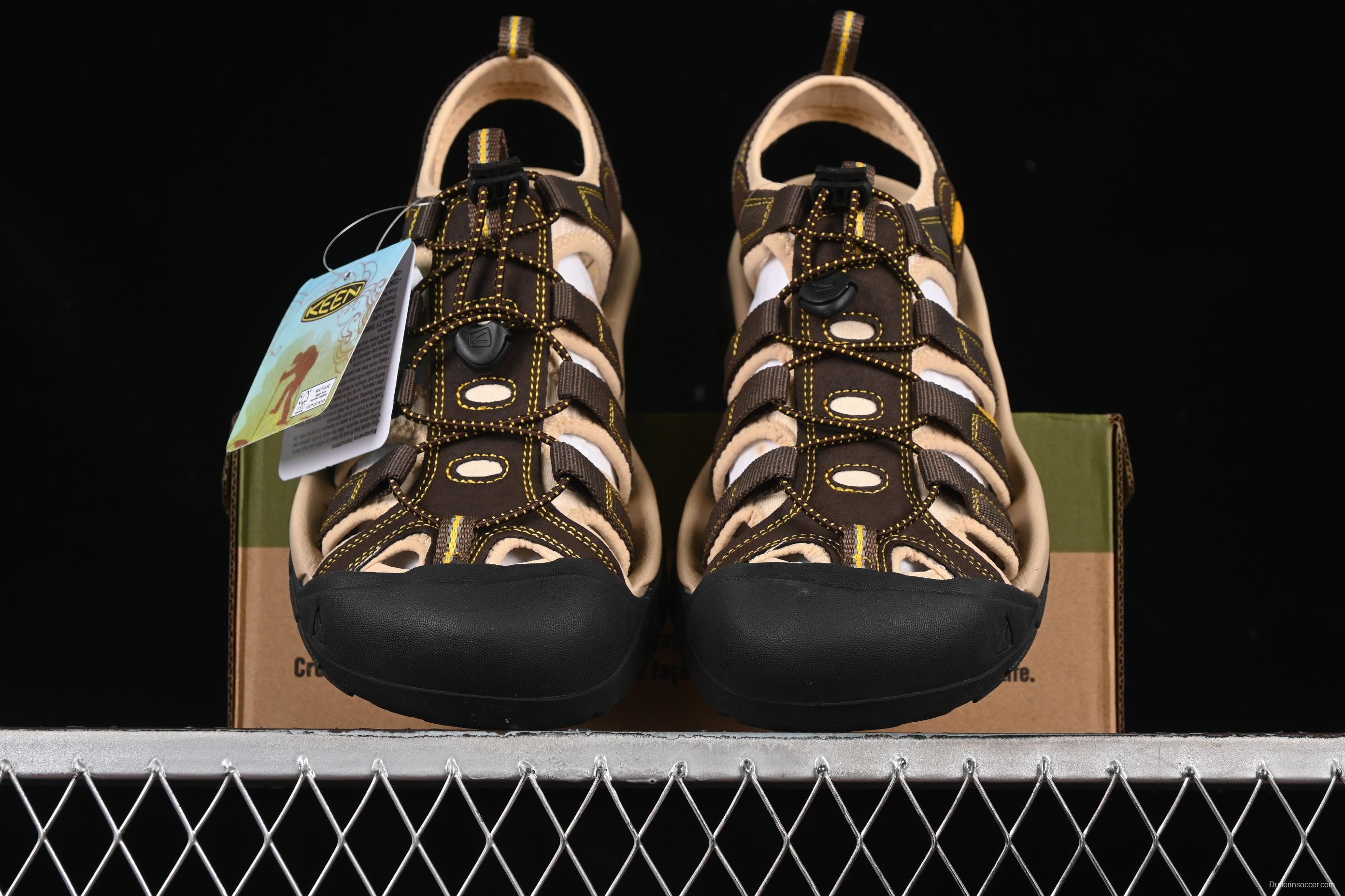 Keen Newport Summer Trendy Woven Elastic Strap Water Hiking Outdoor Sandals - 1022258 Khaki