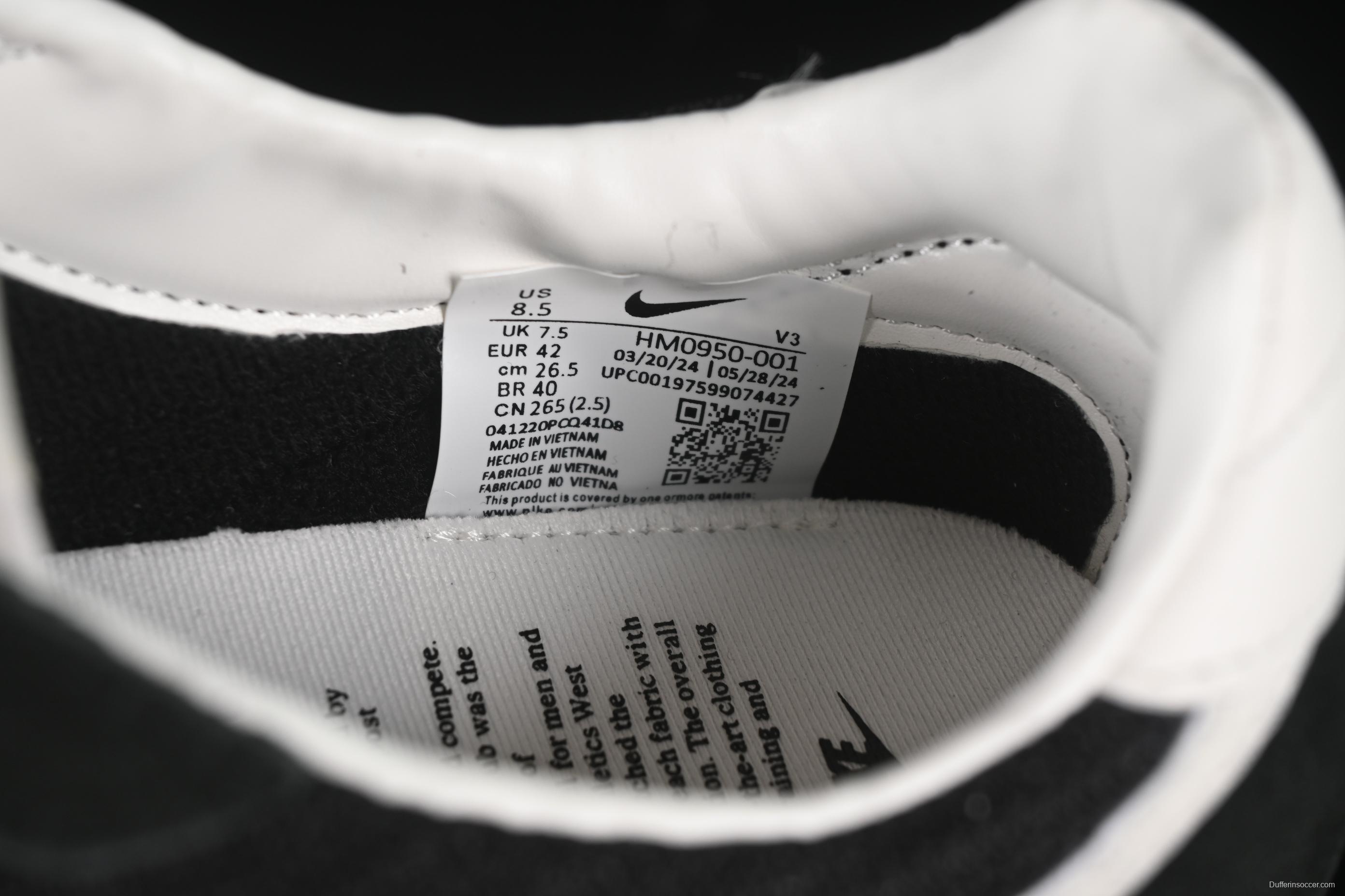 Nike Stussy Roshe Run LD-1000 Comfortable Versatile Non-Slip Wear-Resistant Waffle Low-Top Casual Running Shoes - HM0950-001