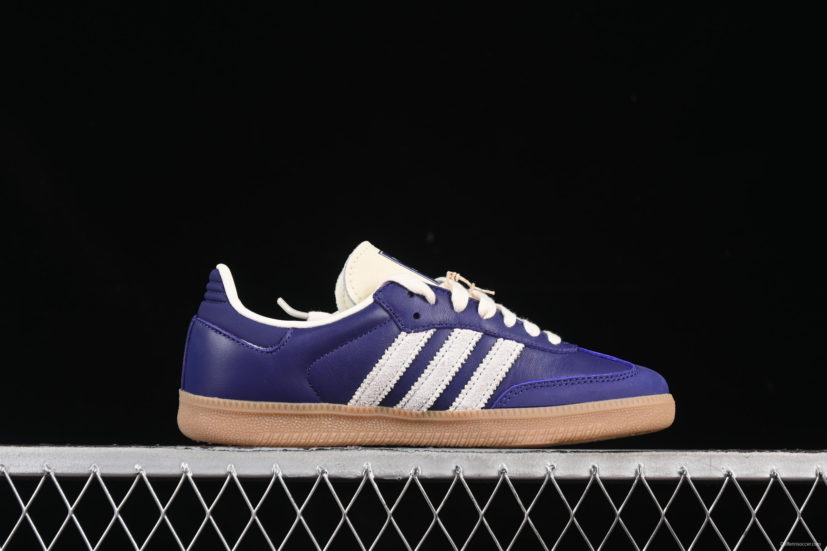 Adidas Samba OG Casual Sneakers with Original Leather Upper - JI2736