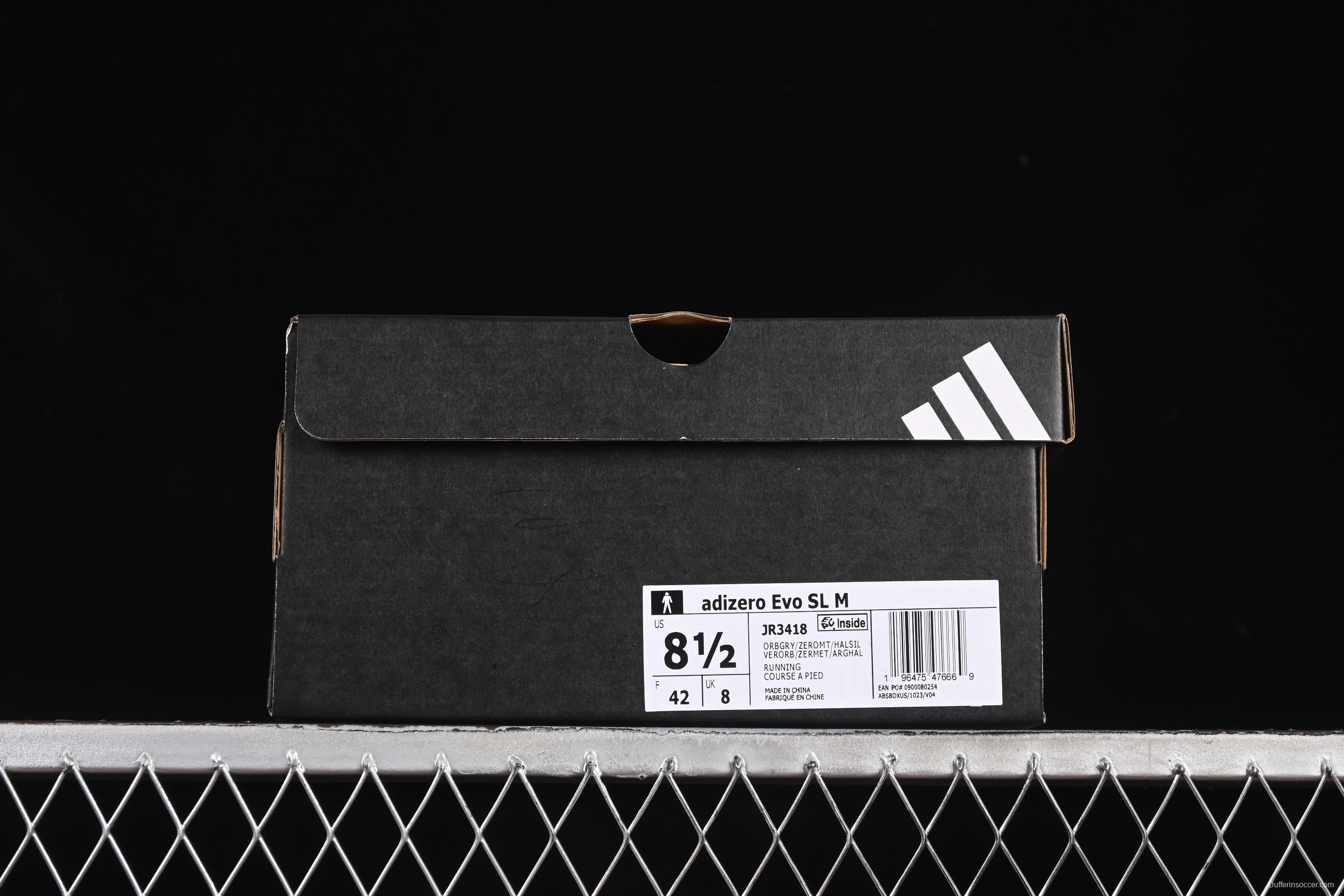 Adidas Adizero Evo SL Lightweight Breathable Cushioned Running Shoes - JR3418