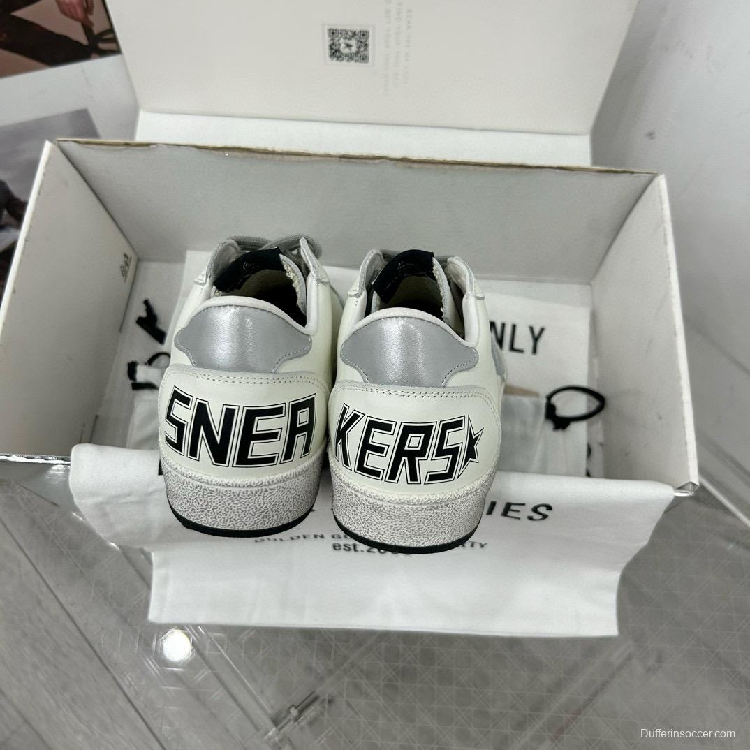 2024 Unisex GGDB White Grey Leather Suede Low-Top Sneakers