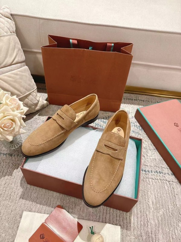 2025 Women LP Tan Suede Loafer LY00320