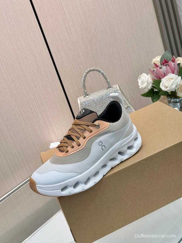 2025 Women Loewe Beige White Mesh Sneakers