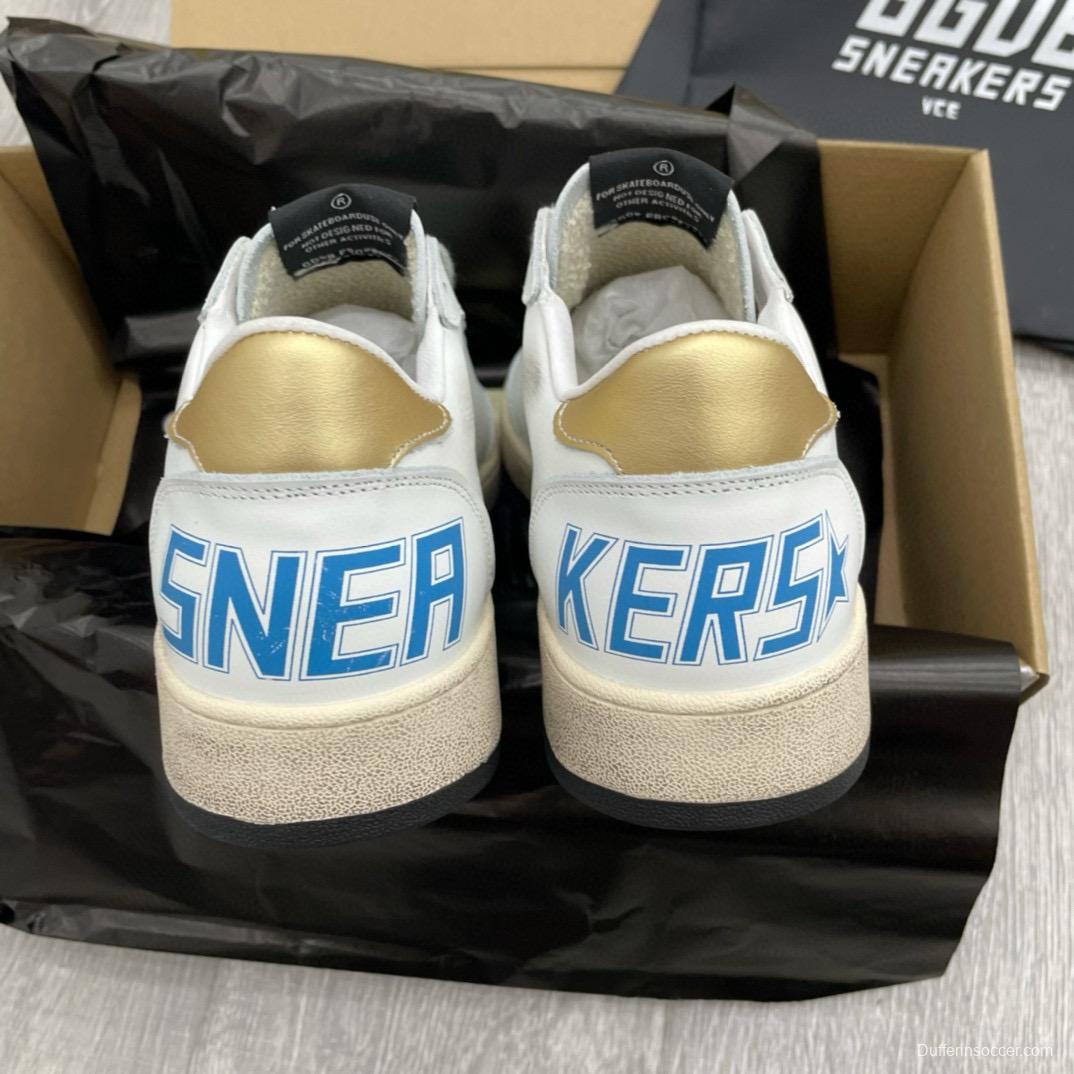 2024 Unisex GGDB White Black Leather Sneakers MJ00260