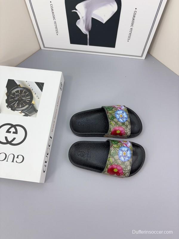 2025 Slippers Gucci Multicolor Canvas Slippers