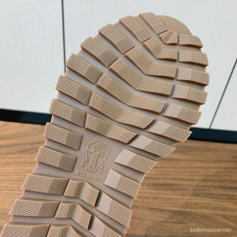 2025 Unisex Brunello Cucinelli Beige Gray White Leather Wool Casual Sneakers LY