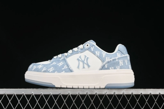Adidas NY MLB Chunky Liner Embo Monogram New York Yankees Height-Increasing Thick Sole Casual Running Shoes - 3ASXV015N50BLS