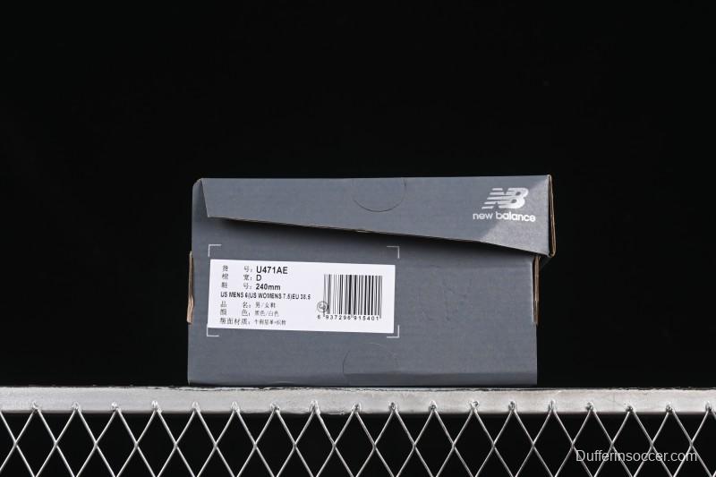 New Balance 471 Series Fabric and Split Leather Lifestyle Casual Shoes - U471AE