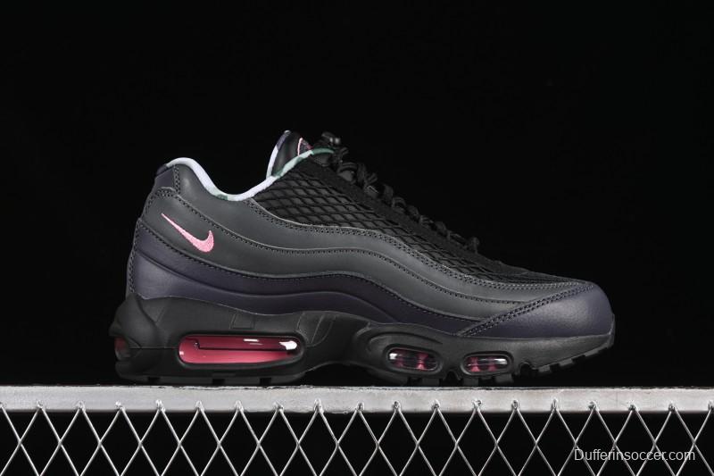 Nike Air Max 95 Retro Cushioned Running Shoes with Air-Sole Unit - FB2709-001