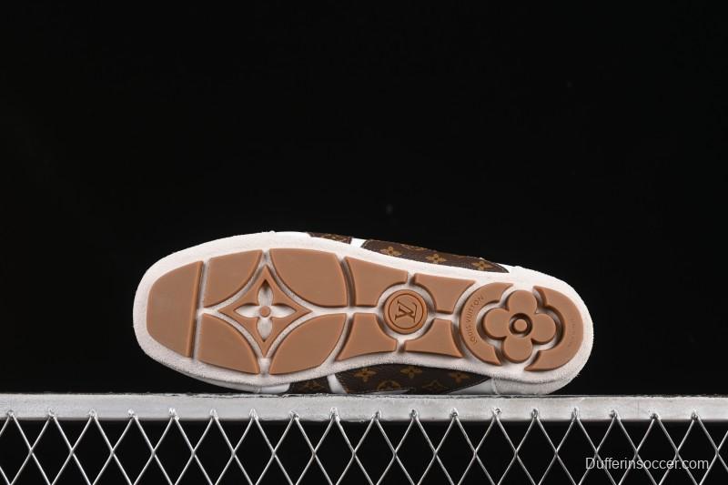 Louis Vuitton Sneakerina Round-Toe Lace-Up Ballet Style Flat Training Shoes - N.F6