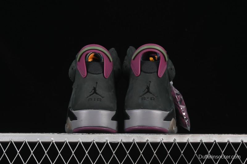 Nike Air Jordan 6 Retro Bordeaux Premium Suede Sneakers - CT8529-063