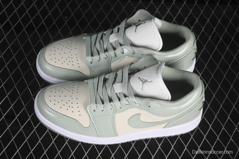 Nike Air Jordan 1 Low AJ1 Amber Green Low Top Casual Skate Shoes HF4078-100
