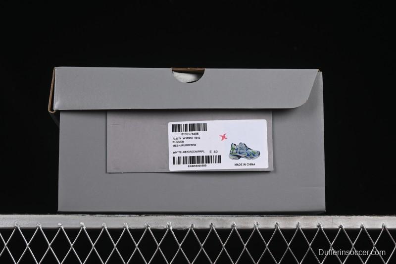 Balenciaga Runner Kith Four Color Retro Casual Shoes - W3RMU9043