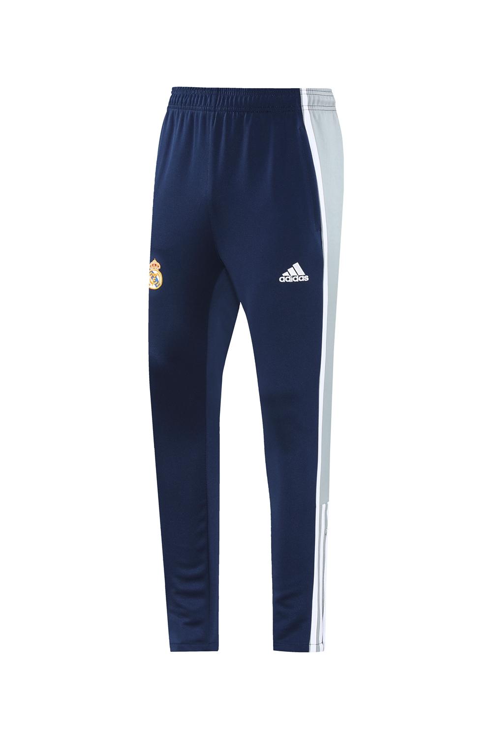 25/26 Real Madrid Navy/Grey Full Zipper Jacket +Long Pants