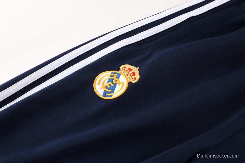 25/26 Real Madrid Navy Full Zipper Jacket +Long Pants