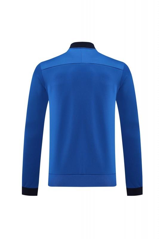 2025 Nike Blue Full Hoodie Zipper Jacket +Long Pants