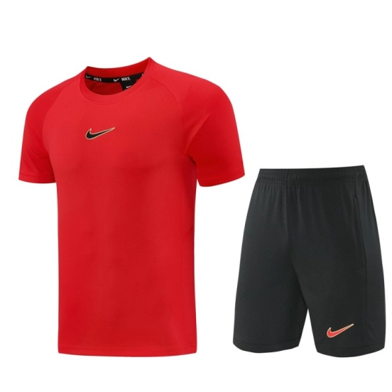 25/26 Nike Red Short Sleeve Jersey+Shorts