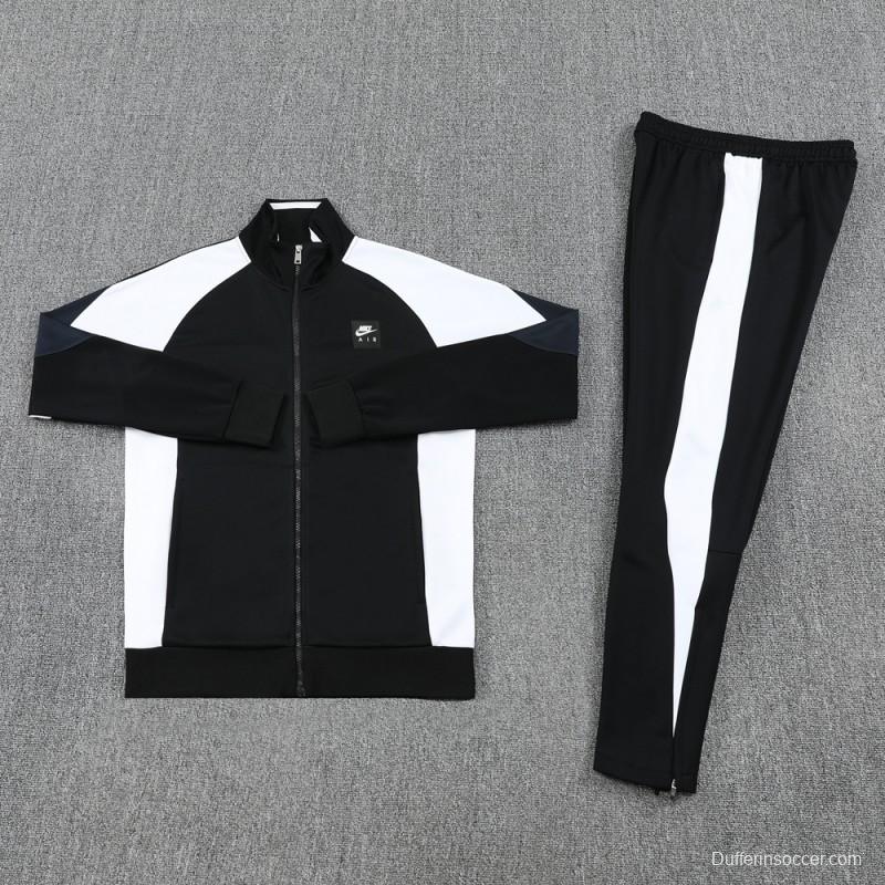 2025 NIKE Black/White Full Zipper Jacket +Long Pants