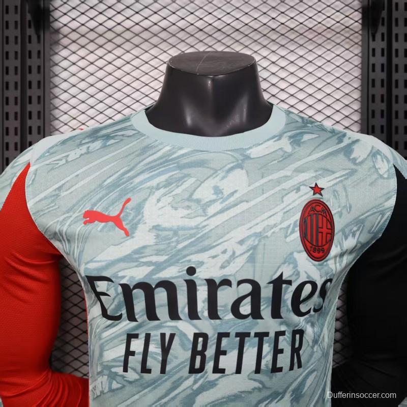 25/26 Player Version AC Milan Home Goalkeeper Long Sleeve Jersey