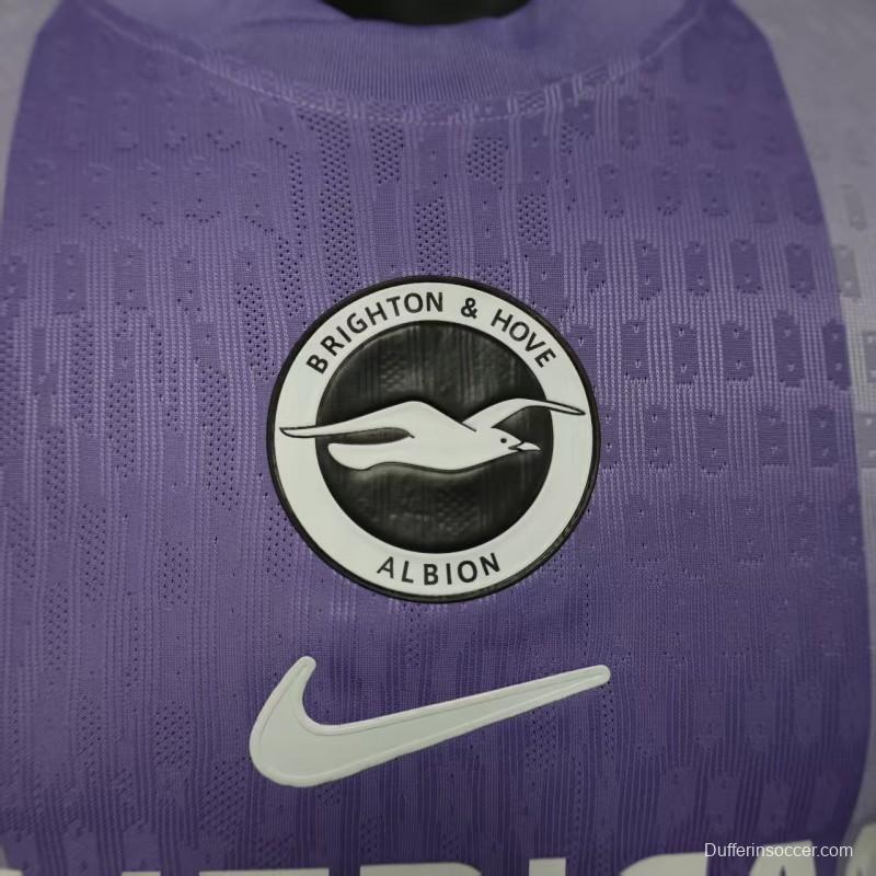 Player Version 25/26 Brighton Hove Albion Away Jersey