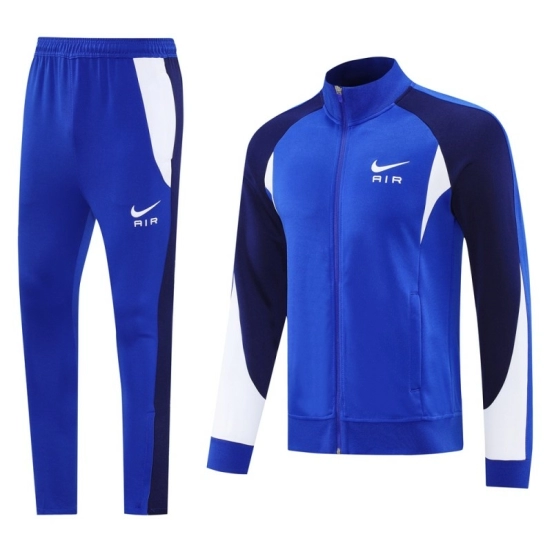 2025 NIKE Blue/Navy Full Zipper Jacket + Long Pants