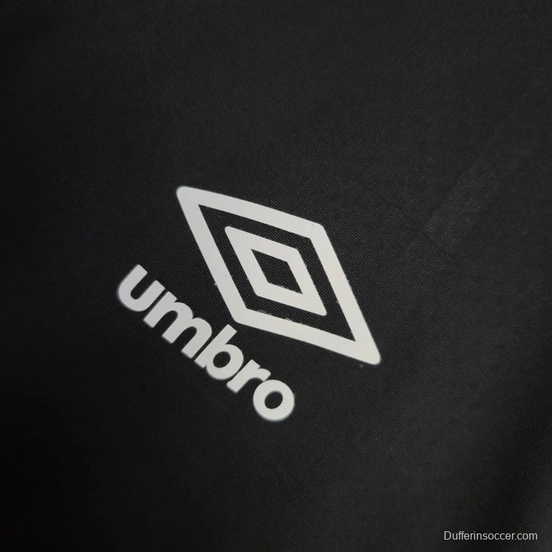 25/26 Santos Jacket Black Windbreaker