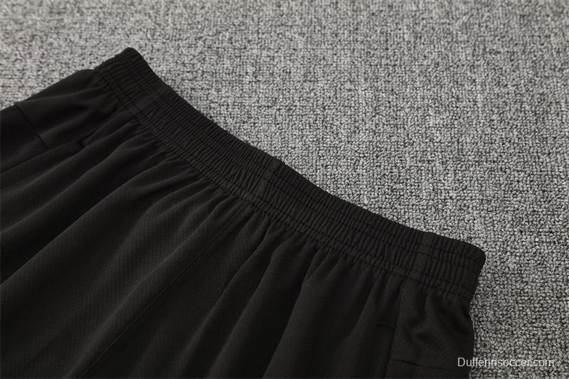 25/26 Manchester City Black with XS Short Sleeve+Soccer Shorts