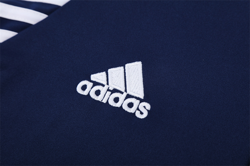 Retro 03/04 Real Madrid Royal Blue Half Zipper Jacket