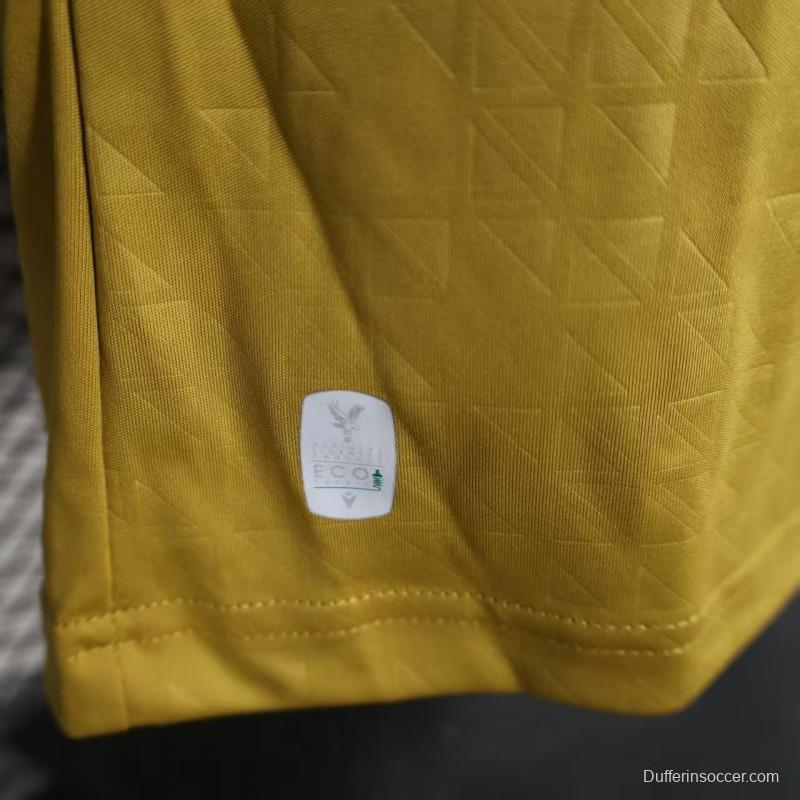 Player Version 25/26 Crystal Palace Away Yellow Jersey