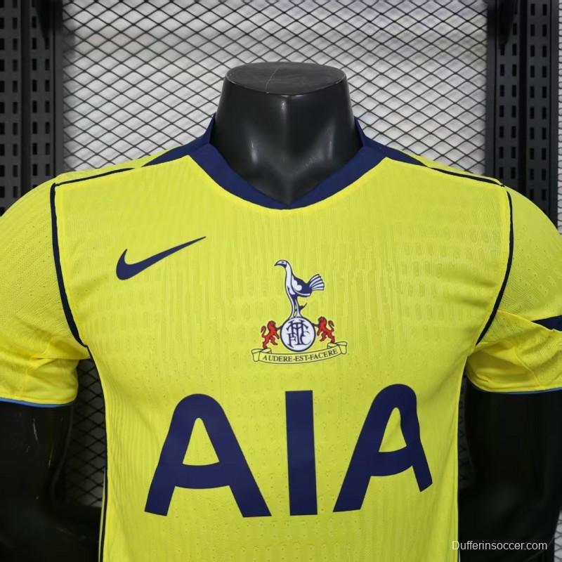 Player Version 25/26 Tottenham Hotspur Third Yellow Jersey