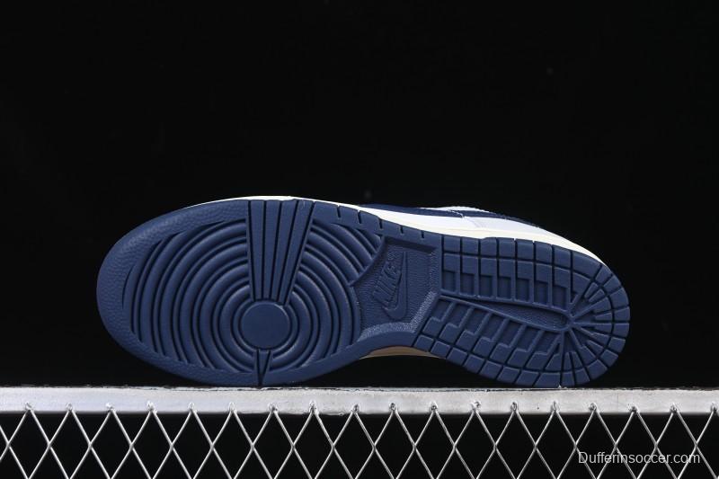 Nike SB Dunk Low Blue White Gray Colorway Low-Top Casual Skate Shoes - IM2222-101
