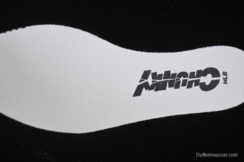 New York Yankees Chunky A Height-Increasing Thick Sole Casual Running Shoes - 3ASHW055N07WHS