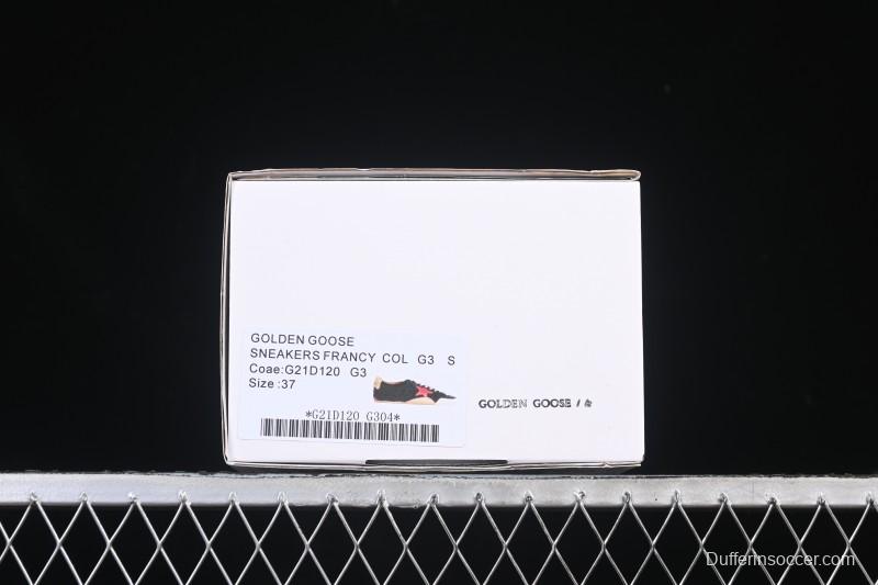 Golden Goose True Star Distressed Leather Sneakers - GGDB