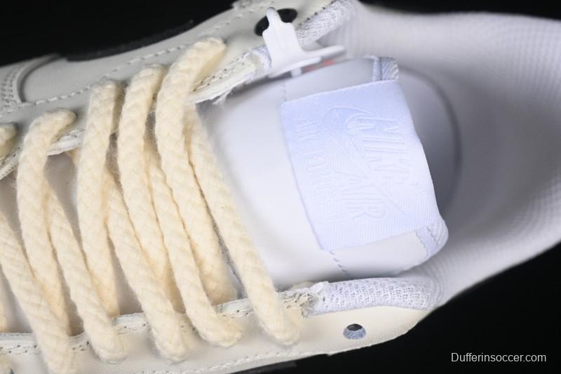 Nike Air Force 1 '07 Low Casual Sneakers in White Black - ZH0318-128