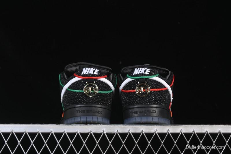 Nike Bronx Girls Skate SB Dunk Low Skateboarding Shoes - HV1664-001