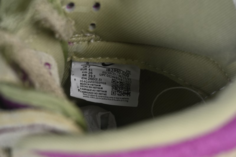 Nike Dunk Low Panda Viotech Green Purple Low-Top Casual Skate Shoes - IH7648-700