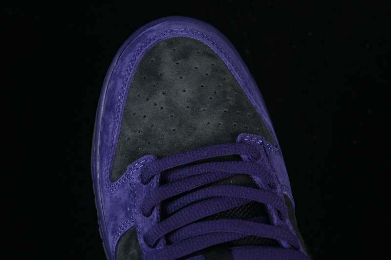 Nike Supreme Dunk SB Dunk Low Casual Skate Shoes Grey Purple - HQ8487-500