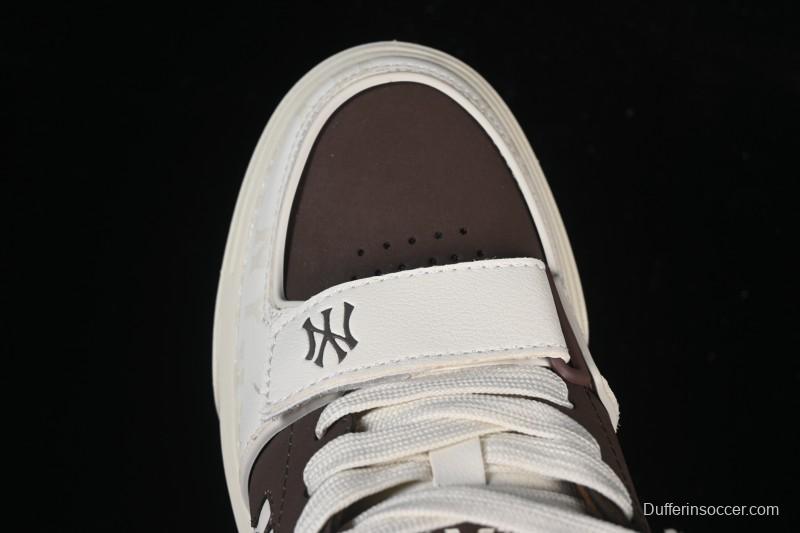 New York Yankees Chunky Liner Magic Strap Lightweight Platform Casual Sneakers - 3ASXW015N50BRS