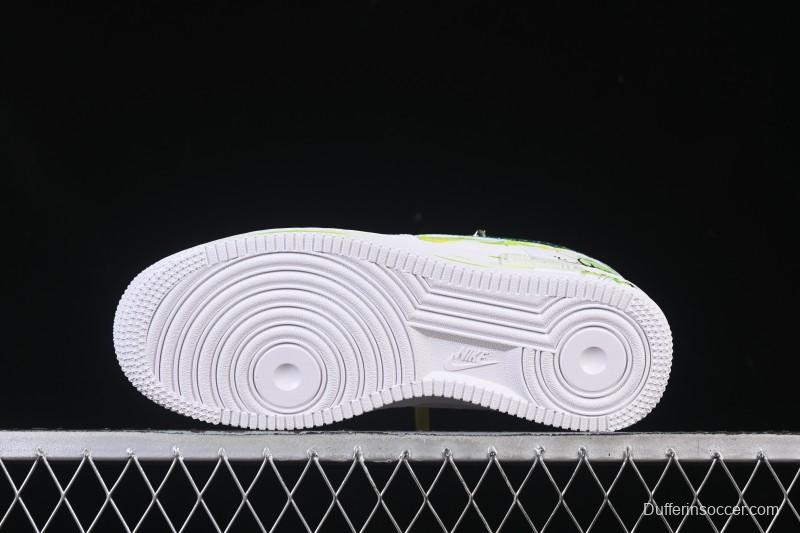 Nike Air Force 1 '07 Low Capricorn Hand-Painted Doodle Zodiac Series Casual Sneakers - 1222119