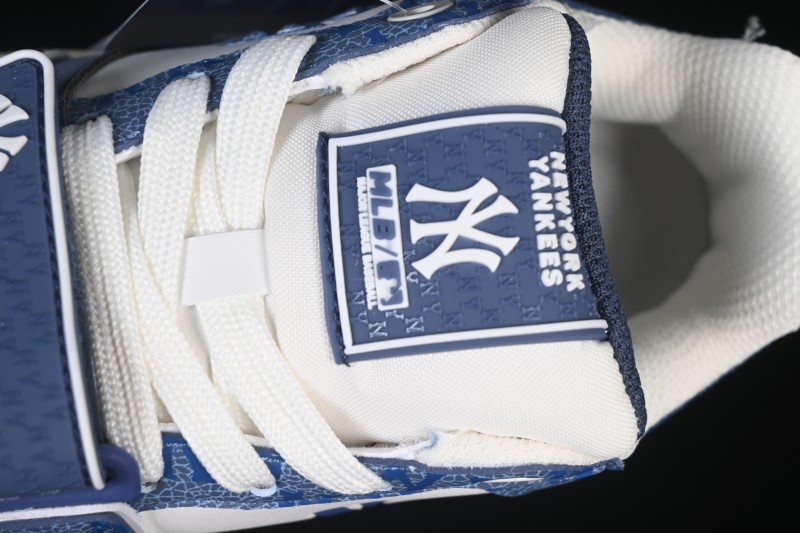 New York Yankees Chunky Liner Pocket Monogram Height-Increasing Thick Sole Casual Running Shoes - 3ASXP025N50NYS