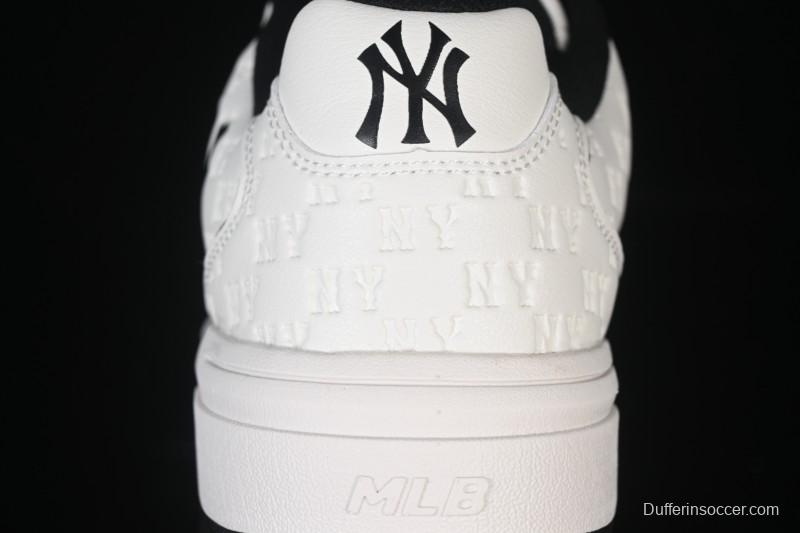 New York Yankees Bigball Chunky Embo Monogram Height Increasing Thick Sole Casual Sneakers - 3ASXE035N50CRL