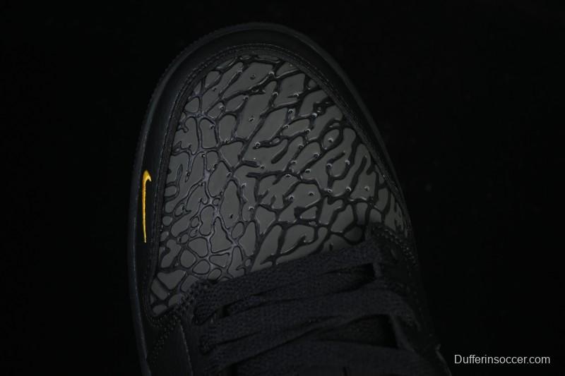 Nike Air Jordan 1 Low Elephant Print Casual Sneakers - IM6568-010