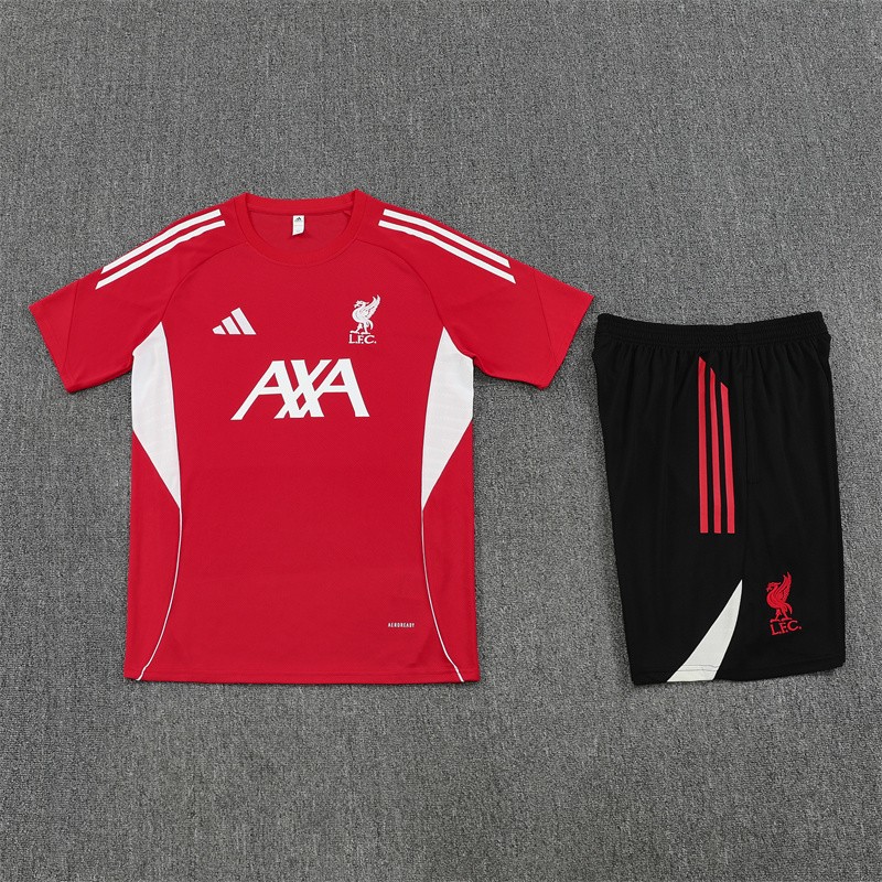25/26 Liverpool Red  Short Sleeve Jersey+Shorts