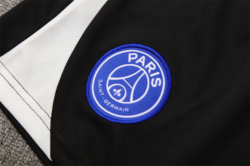 25/26 PSG Black T90 with XS Short Sleeve+Soccer Shorts
