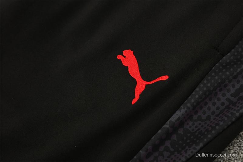 25/26 AC Milan Green Camouflage Half Zipper Jacket+Long Pants