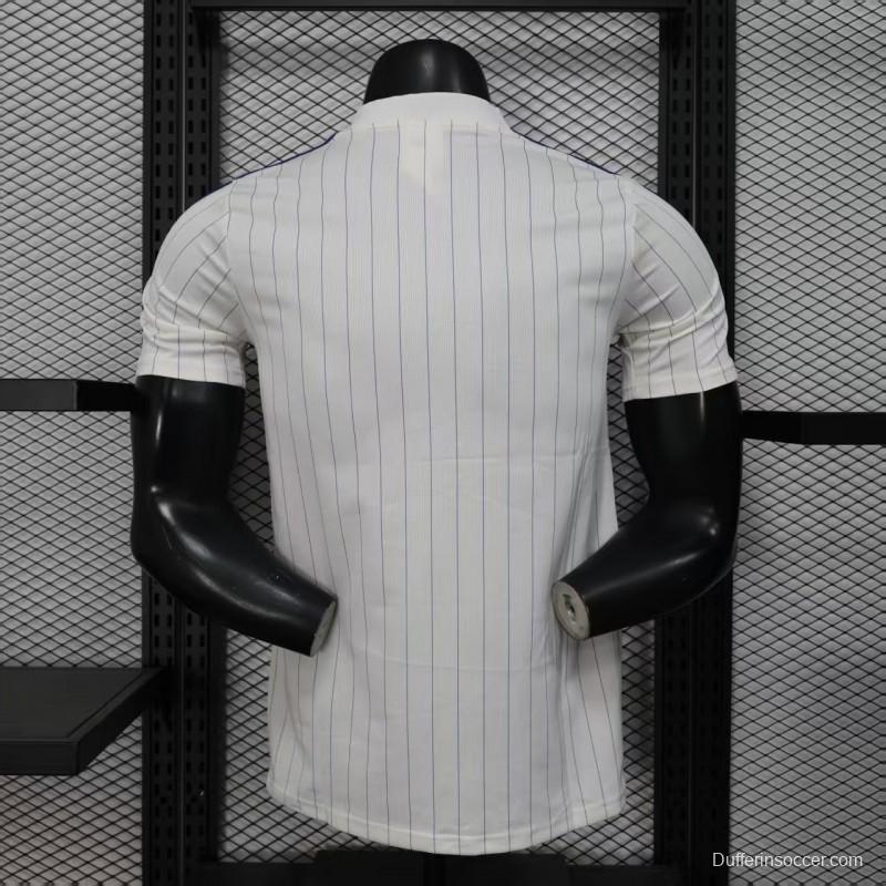 Player Version 25/26 Chelsea White Adidas Original Casual Jersey